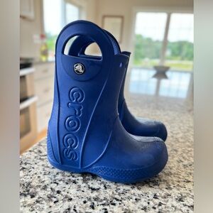 Croc rain boots toddler size 10